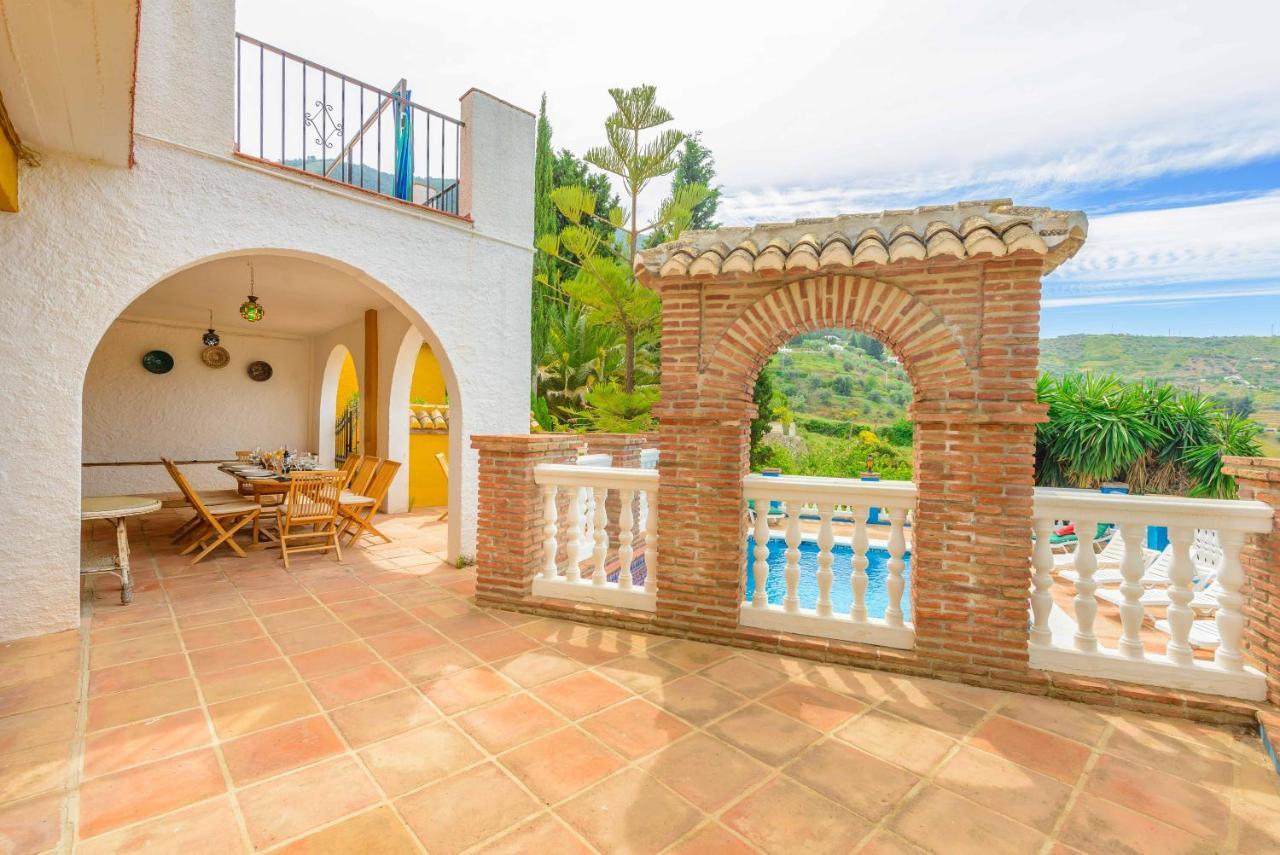 Casa Jardin Del Olivar Con Piscina Privada Alcaucin Exterior photo
